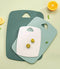 Plastic Cutting Board Set of 3 - Thick Chopping Boards for Kitchen, Easy Grip Handle, Dishwasher Safe (Green, 3Pcs)