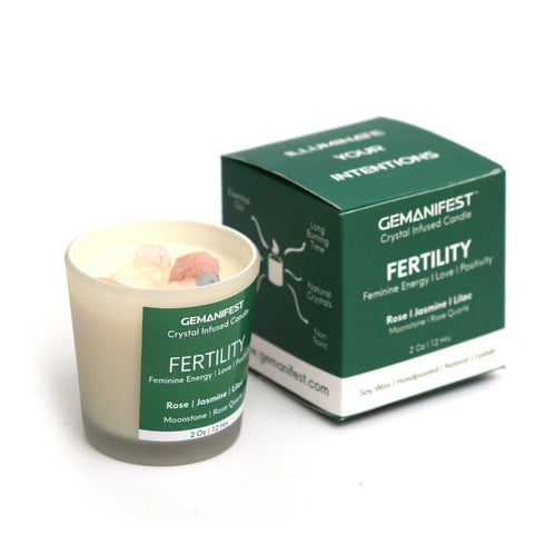 Fertility Candle for Women Trying to Conceive, Rose, Jasmine and Lilac Scented Candles Gifts for Women, Soy Non-Toxic