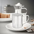 Winco Stainless Steel Creamer with Cover, 10-Ounce, Medium, Metallic