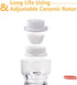 Salt Pepper Grinder Mill Acrylic, Adjustable Mill-Clear, Best Peppercorn Grinder
