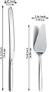 Wedding Cake Knife and Server Set, Cake Cutte Pie Server for Everyday, Wedding and Birthdays, Dishwasher Safe by Evanda