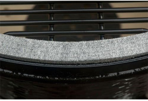 XTR 1,000F Extreme Temp Resistance BBQ Gasket for Big Green Egg, Kamado BBQ Grill Smoker - Self Adhesive