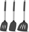 3Pcs Spatula Silicone Turner Set, Heat Resistant Spatulas for Nonstick Cookware, Large Kitchen Utensils Set