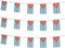 ZXvZYT Cuba Cuban Flag Banner String, Mini Cuba Pennant Flags for Grand Opening, National Sports Events, Party