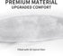 SLEEP ZONE Cooling Mattress Topper, Twin Mattress Pad, Quilted Fitted Cover, Machine Washable, Soft Fluffy Down