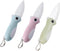 3 PACK Ceramic Paring Knife, Folding Pocket Knife, Super Sharp 2.3 Inch Blade for Fruit Peeling & Vegetable Cutting