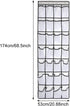 Pocket Shoe Organizer, 28 Pocket Door Hanging Shoe Rack for Closet, White (Size: 68.5x20.88inch)