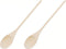 18-Inch Long Handle Wooden Cooking Mixing Spoon, Birch Wood (Set of 2)