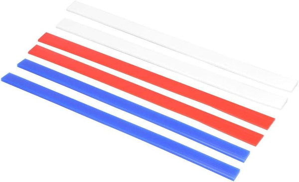 Fdit Durable Professional Silicone Measuring Dough Strips, Rolling Pin Guides