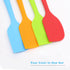 Silicone Spatula Set, 4-Piece Heat-Resistant Non-stick Rubber with Stainless Steel Core
