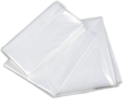 Pack of 50 Garment Bag Transparent Clothing Dust Cover for Dustproof Hanging Clothes, Suit Dress Jacket Cover for