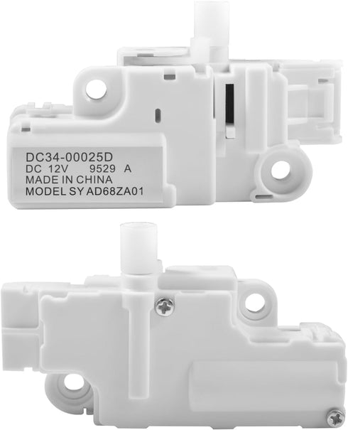 DC34-00025D DC12V washing machine door lock switch for Samsung WW90K74150OX/WW90K74150SC/WW90K74150O/WF45K6200AW/A2/WF45K6500AZ/A2 Washer Middle Door Lock Parts Replacement PS11758871.