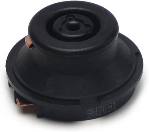 Fielect Electric Kettle Base Coupler Connector: 1pc Temperature Control Tip Top Base Socket, Black 220V