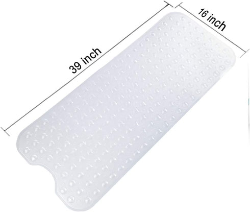 39 16 Inch Tree Bud Bathtub Mats for Shower Tub Non-Slip Bath Mat x Extra Long Shower Mat, Bath Tub Mat for Bathroom