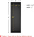 Black Bamboo Drawer Organizer - Multi-Use Silverware & Utensil Holder for Kitchen, Bathroom, Office, Jewelry (9"3"2.5")