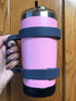 4 PCS Eco-Friendly Non-Slip Silicone Coaster for 20 oz, 30 oz Tumbler (Brown, 70mm)