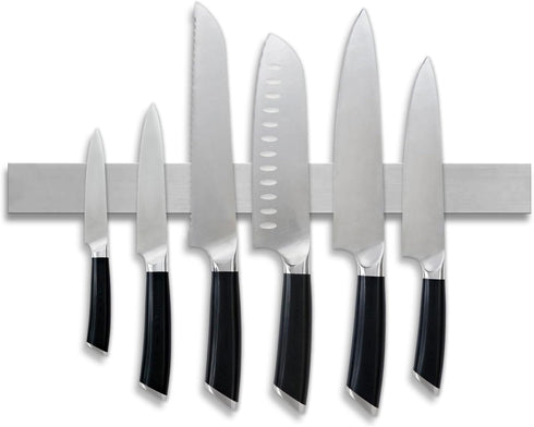 Stainless Steel Knife Magnetic Strip, Multi Use Magnetic Holder for Kitchen Organization, 16 Inch Wall Knife Rack