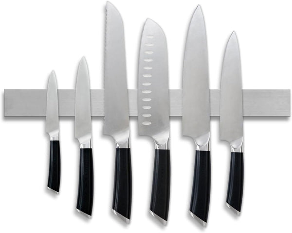 Stainless Steel Knife Magnetic Strip, Multi Use Magnetic Holder for Kitchen Organization, 16 Inch Wall Knife Rack