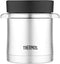 Thermos Food Jar with Microwavable Container - 12-Ounce, Stainless Steel