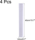 MECCANIXITY Door Handle Cover 15.7x4.7 Inch Keep Appliances Clean for Refrigerator Dishwasher Microwave Oven White Pack of 4 by MECCANIXITY