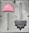 Crown "Princess" Lollipop Chocolate Candy Mold, 3417 for Creative Treats.