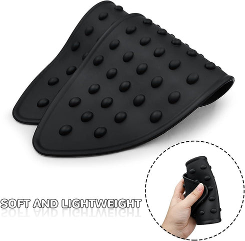 yuntop 2 Pcs Silicone Iron Rest Pads, Multipurpose Hot Resistant Mat for Ironing Board, Flat Irons, Curling Irons