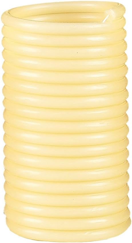 Candle by the Hour 80-Hour Citronella Candle Refill, Eco-friendly Beeswax, Yellow