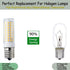 E17 LED Bulb, 80W Halogen Equivalent, Dimmable 8W, 800Lm, Warm White 3000K, Pack of 2 for Microwave Oven