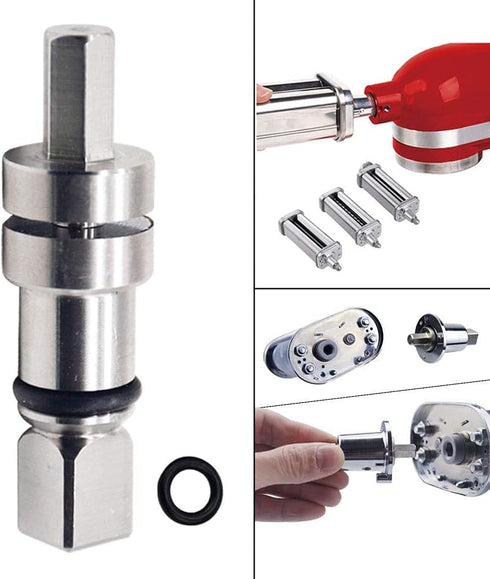 Ohoho Pasta Attachment Shear Shaft Coupler, Compatible with KitchenAid Stand Mixer, Repair/Rebuild for Pasta Attachments