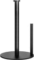 Paper Towel Holder Countertop - OBODING Black Kitchen Stand for Organization, Stainless Steel for Standard Rolls