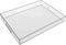 Sooyee Clear Acrylic Tray Decorative,16" x 12" Plastic Serving Trays for Coffee