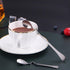 4pcs Hanging Coffee Spoons, Bending Handle Stainless Steel Jam Spoons for Tea, Coffee, Dessert