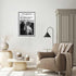 Generic 8x12in Retro Black and White Canvas Wall Art Funny Magazine Cover Newspaper Poster Vintage Disco Ball Bar Cart