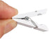 DECORA Pack of 100 Sturdy White Wooden Mini Clothespin Photo Clips - 3.5cm