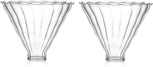 2pcs Glass Funnel for Pour Over Coffee Filters, Coffee Drippers