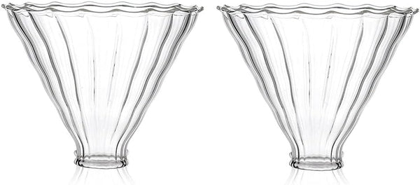 2pcs Glass Funnel for Pour Over Coffee Filters, Coffee Drippers