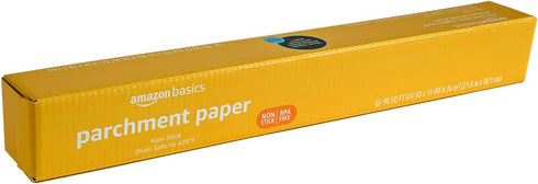 Amazon Basics Parchment Paper, 90 Sq Ft Roll by Amazon Basics