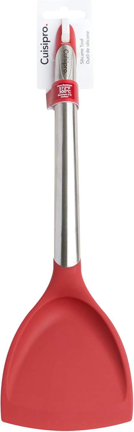 Cuisipro Silicone Wok Turner, 12.5-Inch, Red Color