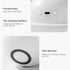 Moon Lamp Humidifier, 2 in 1 Night Light & Humidifier with USB Recharge, 3 Colors 3D LED Moon Light with Stand,
