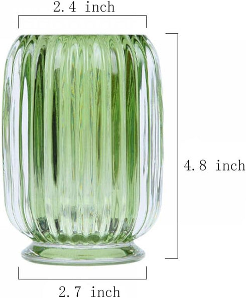 Gaolinci Countertop, Clear Tumbler Cup Makeup Brush Toothbrush Holder for Bathroom, Vanity, Desk and Bedside Table