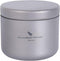 Boundless Voyage Titanium Small Tin Can Box Canister, Food Storage Container for Tea, Coffee, Herb, Candy, Chocolate,