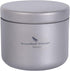 Boundless Voyage Titanium Small Tin Can Box Canister, Food Storage Container for Tea, Coffee, Herb, Candy, Chocolate,