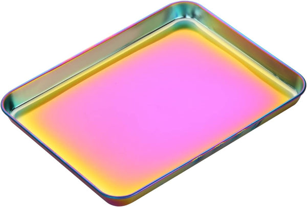 Meisha Baking Tray, Stainless Steel Cookie Sheet, Non Toxic & Healthy, Easy Clean & Dishwasher Safe
