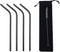 Gugrida Metal Straws - Stainless Steel Drinking Straws 8.5" Reusable 4 Set with Multi Color-Cleaning Brush for Tumblers