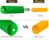 Sinnsally Garlic Peeler Skin Remover Roller Keeper, Easy Quick Silicone Tube Roller for Garlic Peeling (Green, Red)
