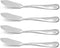 ERCRYSTO Stainless Steel Butter Knife, Set of 4, Butter Spreader, Breakfast Spreads,Cheese and