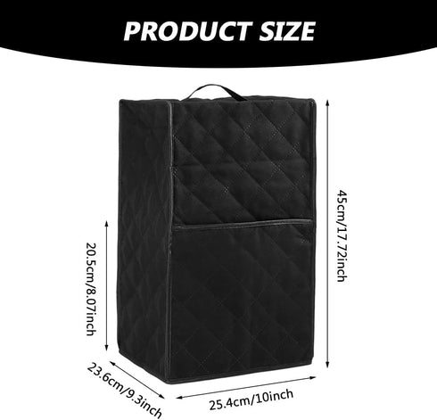 Blender Dust Cover, Kitchen Blender Cover with Accessory Pocket and Handle, Anti Fingerprint Dust Proof Cover