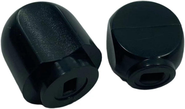 Set of 2 Stand Mixer Speed Control and Lock Lever Black Knob Replacement Parts for KitchenAid
