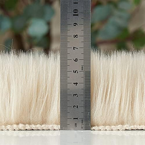 EasyJoy (2 6 Ultra Soft Fluffy/Fuzzy Shaggy Area Rug Faux Fur Chair Cover Seat Pad for Bedroom Floor Sofa Living Room x