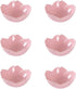 Chic Glossy Sakura Shaped Sauce Dish, 3'' Porcelain Serving Dish, Sushi Dipping Bowls